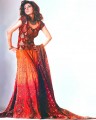 BW104 Maroon & Orange Lehenga