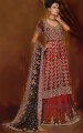 BW6836 Upsdell Red & Medium Jungle Green Lehenga