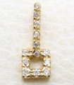 JW782 Silver  White Cubic jewellery