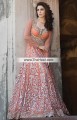 MX6803 Atomic Tangerine Crinkle Chiffon Crepe Silk Maxi