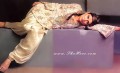 PW8172 Champagne Banarsi Jamawar Shalwar Kameez
