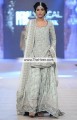 BW6158 Silver Off White Crinkle Chiffon Lehenga