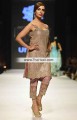 PW6639 Apricot Light Thulian Pink Crinkle Chiffon Raw Silk Party Dress