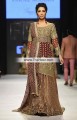 BW6624 Falu Red Crinkle Chiffon Banarasi Jamawar Sharara