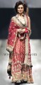 BW7453 Deep Carmine Banarsi Jamawar Lehenga