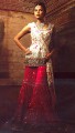 BW7886 Offwhite & Red Sharara