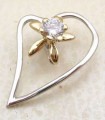 JW774 White cubic zirconia Pendants Jewellery