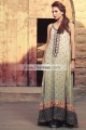 EW7691 Dark Champagne Light Taupe Gray Black Crinkle Chiffon Banarasi Jamawar Evening Dress