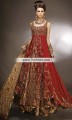 BW6700 Firebrick Light Field Drab Crinkle Chiffon Crushed Crinkle Chiffon Gown Sharara