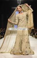 BW6642 Ecru Light Ecru Crinkle Chiffon Banarasi Net Sharara