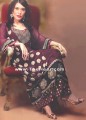 AK6715 Old Mauve Crincle Chiffon Anarkali Style