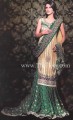 BW6708 Sacramento State Green Crinkle Chiffon Sharara