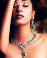 JW069 Green Zircons Necklace Party Jewellery