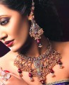 EJ080 Rose Gemstones Evening Jewellery