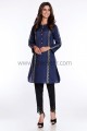 MSW934 Blue Chiffon 4 Piece Stitched Suit