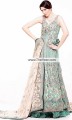 MX6783 Pale Aqua Rainshower Champagne Crinkle Chiffon Raw Silk Bridal Maxi Sharara