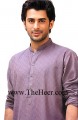 KT692 Purple Taupe Jamawar Kurta