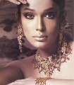 CJ615 Zircons And Polki Stones Jewellery