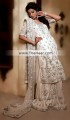 BW6136 Off White Crinkle Chiffon Charmeuse Silk Sharara