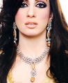 CJ051 Cubic Zircons And Topaz Gemstones Jewellery