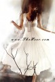 AK7907 Offwhite Crinkle Chiffon Anarkali Style
