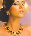 CJ629 Golden And Black Jewellery