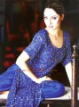 EW050 Blue katan Evening Wear