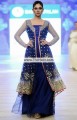 MX7259 Sapphire Dark Champagne Banarasi Crinkle Chiffon Raw Silk Net Wedding Maxi