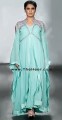 PW6472 Light Verdigris Crinkle Chiffon Long Kameez
