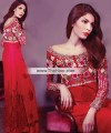 PW6883 Carnelian Crinkle Chiffon Raw Silk Palazzo Pants Party Dress