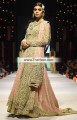 BW6501 Desert Sand Crinkle Chiffon Raw Silk Lehenga