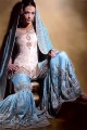 BW6817 Ivory & Cornflower Blue Sharara