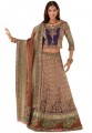 BW89 Deep Maroon & Deep Green Lehenga