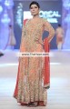 MX6076 Bittersweet Coral Pink Crinkle Chiffon Banarasi Jamawar Maxi