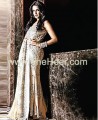 MX6786 Peach Orange Raw Silk Crinkle Chiffon Wedding Maxi Palazzo Pants