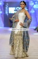 BW6163 White Beige Teal Blue Pure Jamawar Self Print Banarasi Jamawar Silk Gharara
