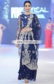 SR6000 Dark Midnight Blue Crinkle Chiffon Saree