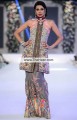 PW6689 Dim Gray Raw Silk Crinkle Chiffon Party Dress