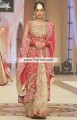 BW6041 Jasper Medium Champagne Amaranth Crinkle Chiffon Banarasi Jamawar Lehenga