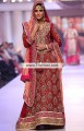 MX6735 Cornell Red Coral Crinkle Chiffon Raw Silk Maxi