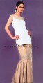 EW7878 Turquoise Coffee Evening Wear