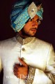 SW514 Off White Jamawar Sherwani