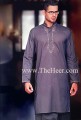 KT744 French Lilac Polyster Cotton Kurta