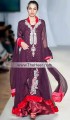 MX7968 Eggplant Brick Red Crinkle Chiffon Charmeuse Silk Maxi Sharara