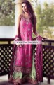 SC6884 Deep Cerise Celadon Green Tyrian Purple Crinkle Chiffon Banarasi Jamawar Banarasi Crinkle Chiffon Gharara