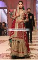 BW6912 Maroon Burgundy Desert Crinkle Chiffon Banarasi Jamawar Lehenga