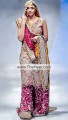 BW7984 Mulberry Rich Maroon Crinkle Chiffon Sharara
