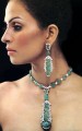 JW223 Rhodium Plated  Party Jewellery