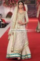 BW5419 Eggshell Banarasi Crinkle Chiffon Gown
