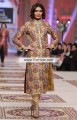 PW6974 Almond Dark Peach Yellow Raw Silk Crepe Silk Crinkle Chiffon Party Dress